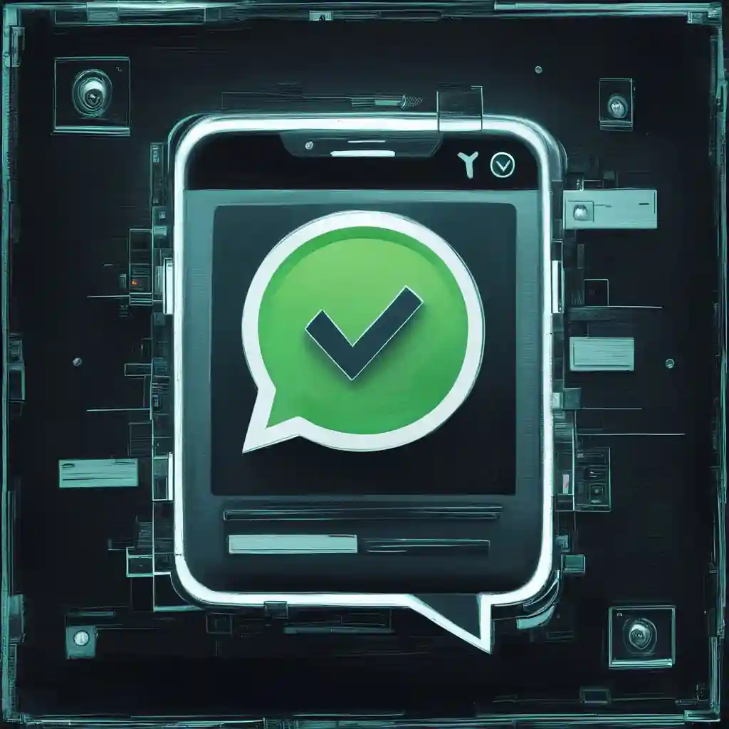  WhatsApp message showing only one checkmark, indicating possible block.